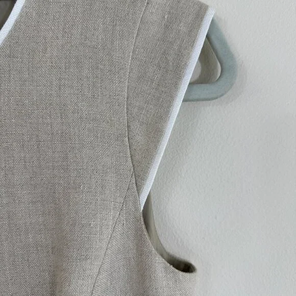 J. Crew Linen Career Dress Women's Size 4 - Picture 10 of 13